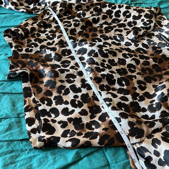Wearever Leopard Print Cropped Drape Jacket Size L - Picture 7 of 7